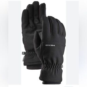 HEAD Black Woman’s Waterproof Breathable Insulated Gloves. RN# 67312 Size L